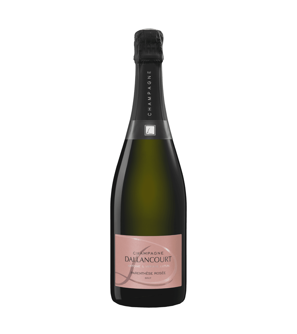 Bouteille de Champagne Dallancourt, cuvée Parenthèse rosée